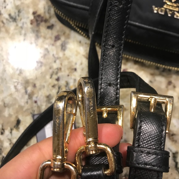 SOLD Auth Prada Tessuto Black Crossbody Bag Nylon - Picture 6 of 8